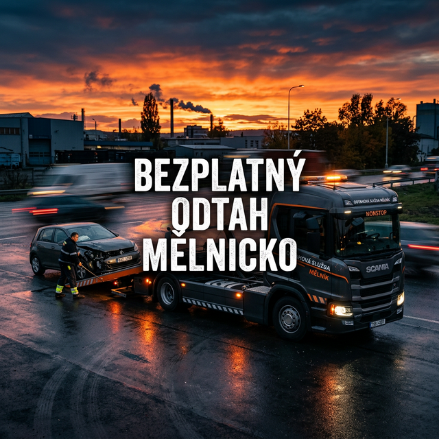 Bezplatný odtah – likvidace vozidel Mělník
